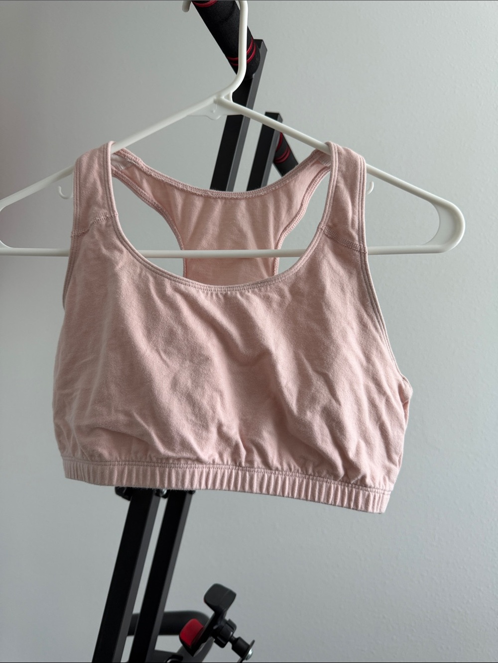 Fruit of the Loom Light Pink Racerback Cotton Sports Bra
